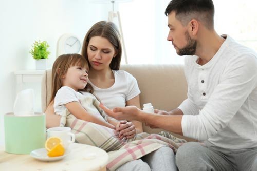 Малыш заболел: как действовать родителям?